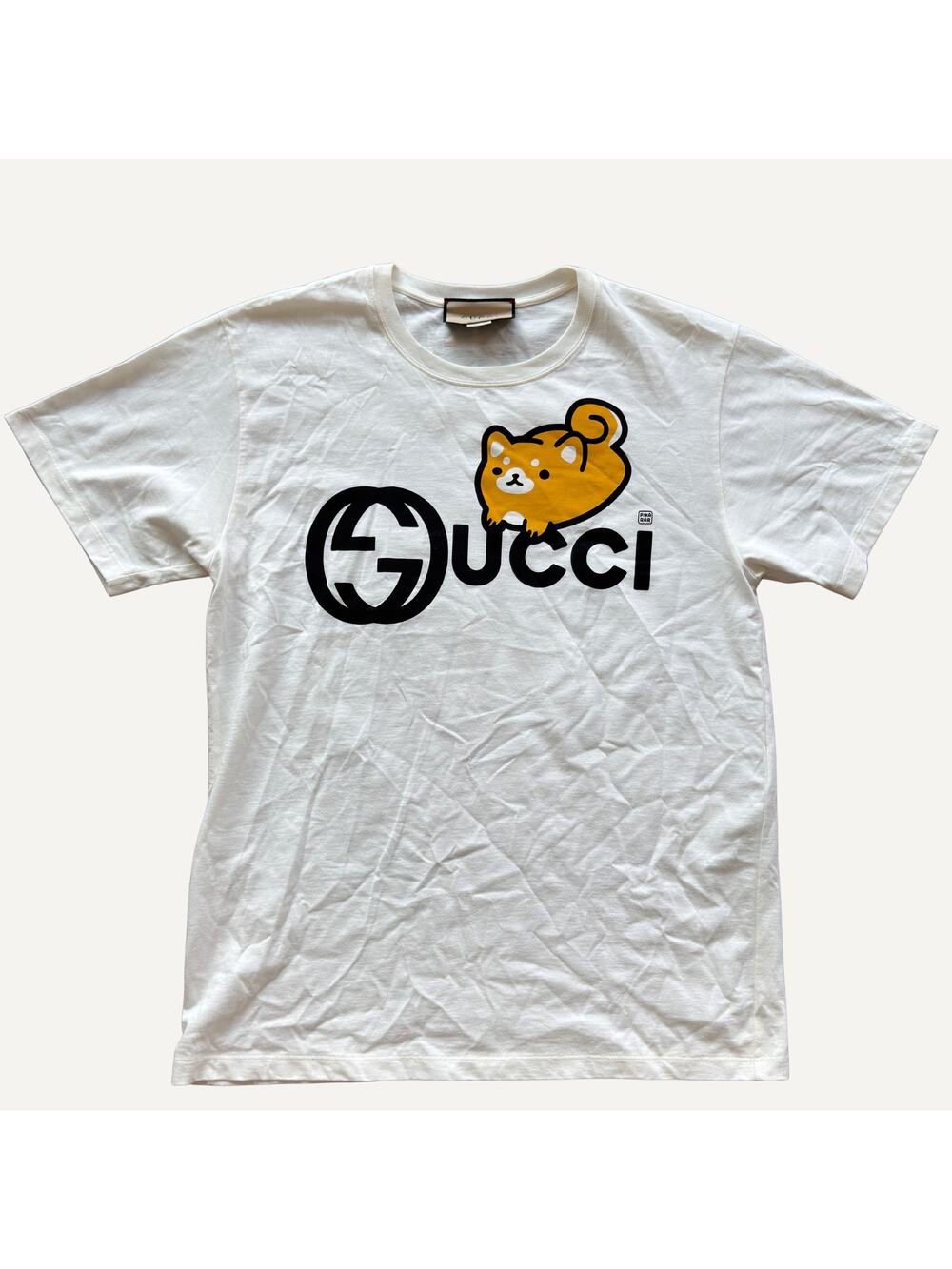 Gucci x Pikarar Angela Nguyen Interlocking G T-Shirt White Small 548334